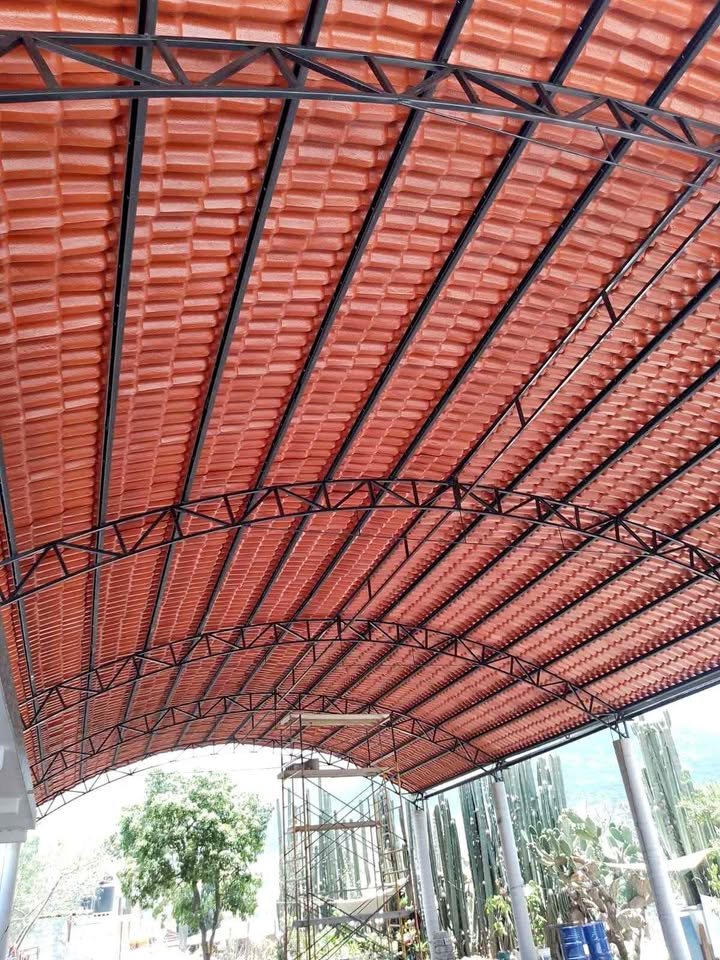 Techo para patio con galvateja en Aguascalientes