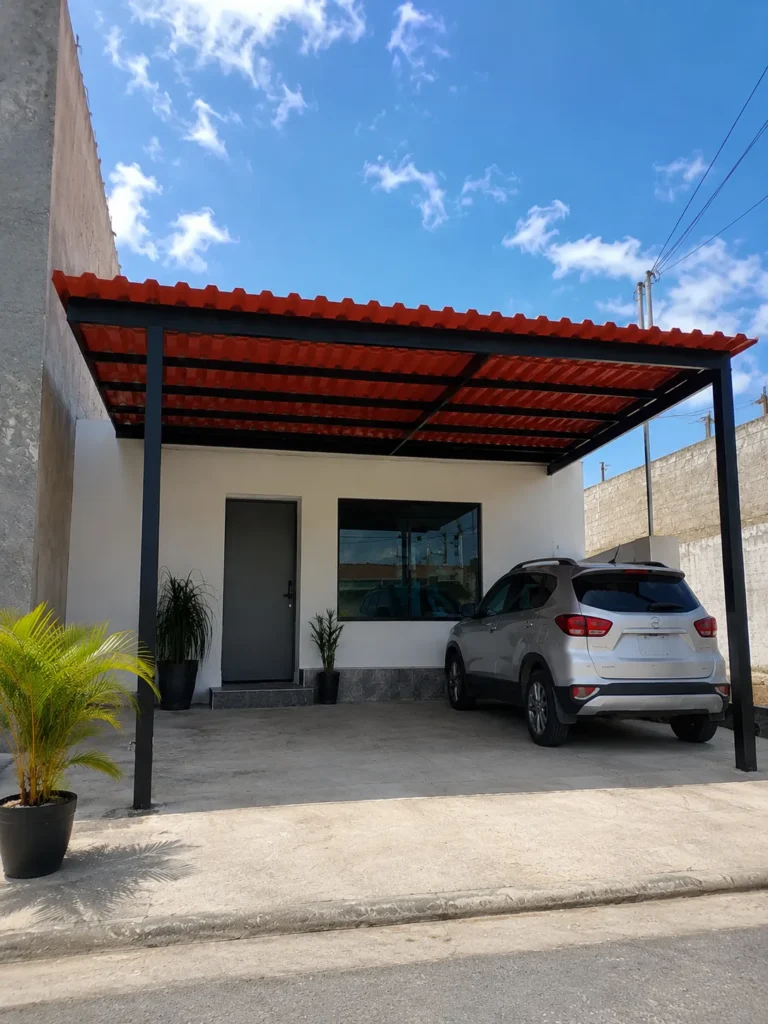 Techo para terraza con galvateja en Aguascalientes